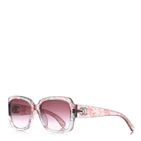 chanel 5221|CHANEL CC Tweed Effect Sunglasses 5221 .